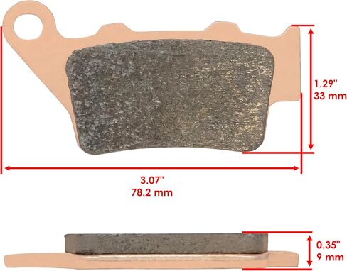 Caltric Rear Brake Pads Compatible with Bmw 800 F800Gs F800R F800S F800St F800Gt 2006-2014 in Saudi Arabia