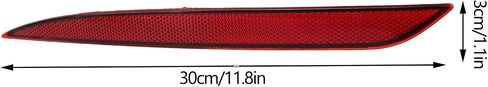Rear Bumper Reflector Red Lens Car Tail Reflectors Light PMMA + ABS Replacement for Y 2020-2023 (Left 1495817 00 C) in Saudi Arabia