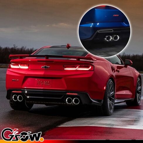 LED LED الخلفي مصابيح عاكس العاكس ل CHEVROLET CAMARO 2016-2024 ، TRAVERSE 2013-2020 ، AMBER BRAKE TAIL LANSS RED ، 2 PCS in Saudi Arabia