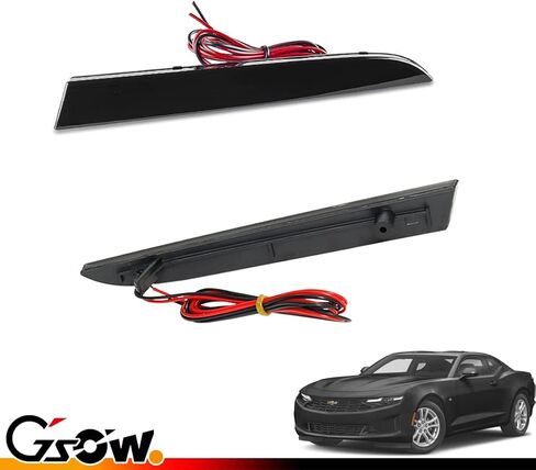 LED LED الخلفي مصابيح عاكس العاكس ل CHEVROLET CAMARO 2016-2024 ، TRAVERSE 2013-2020 ، AMBER BRAKE TAIL LANSS RED ، 2 PCS in Saudi Arabia