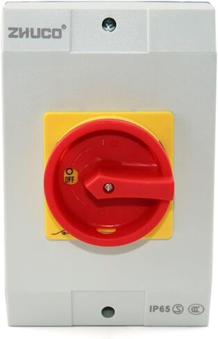 LW42BO-63/3BF 4BF 63A ON Off Two Position 3 Poles 4 Poles Rotary Control Changeover Cam Switch with Waterproof Box(LW42BO-63 3BF 3P) in Saudi Arabia
