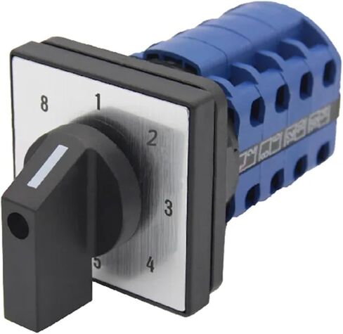 Changeover rotary cam switch 660V 20A 8 position rotary switch 16 terminals 4 poles control motor electric switch in Saudi Arabia