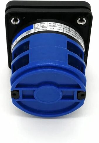 Electric 2/3/4 Position 8 Terminals Rotary Cam Changeover Switch 500V 32A LW28-32 Knob(012) in Saudi Arabia