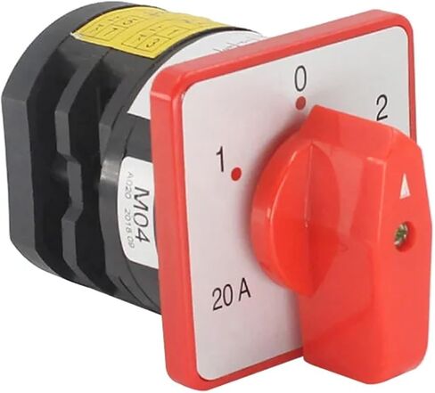 مفتاح تغيير الكاميرا الدوارة الكهربائية HZ5-20 M04 M05 M06 2 الموضع 3 2 الموضع 380V 4KW 20A (HZ5D-20 M06) in Saudi Arabia