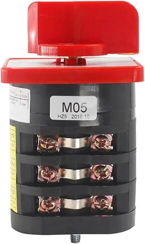 مفتاح تغيير الكاميرا الدوارة الكهربائية HZ5-20 M04 M05 M06 2 الموضع 3 2 الموضع 380V 4KW 20A (HZ5D-20 M06) in Saudi Arabia