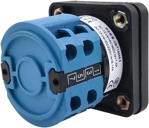 Electric 2/3/4 Position 8 Terminals Rotary Cam Changeover Switch 500V 20A LW28-20(2P 8T Off ON) in Saudi Arabia