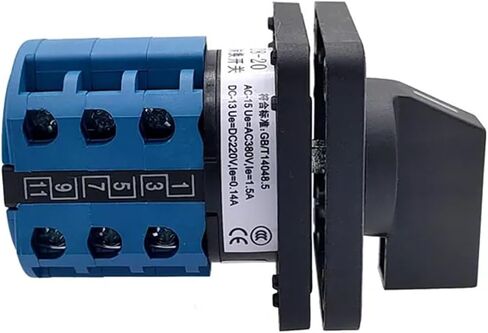 Electric 3/4 Position 12 Mitternals Rotary Cam Shownover Switch 500V 20A LW28-20 (2P 12T OFF ON) in Saudi Arabia