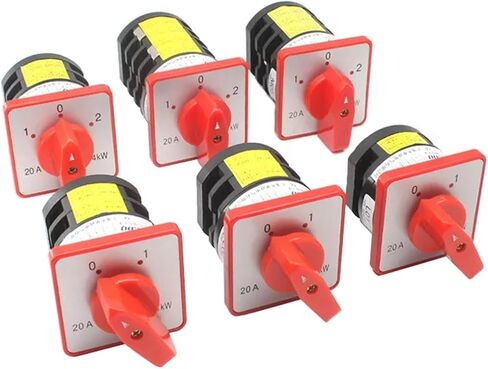 Electric Rotary Cam Changeover Switch HZ5-20 L01 L02 L03 2 Position 380V 4KW 20A(HZ5D-20 L03) in Saudi Arabia