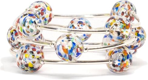 Made As Intended Blessing Bracelet Confetti Murano Glass in Kuwait