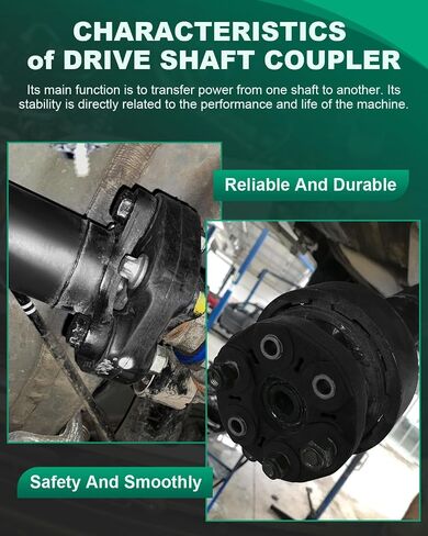 Scitoo Drivway Drive Drive Dove Coupler Flex Coint Goint Dailing متوافق مع Audi لـ A3 Quattro 2006-2007 ، لـ Audi لـ TT Quattro 2000-2006 ، لفولكس واجن للغولف 2004 ، استبدل OE# 2153131800012 in Kuwait