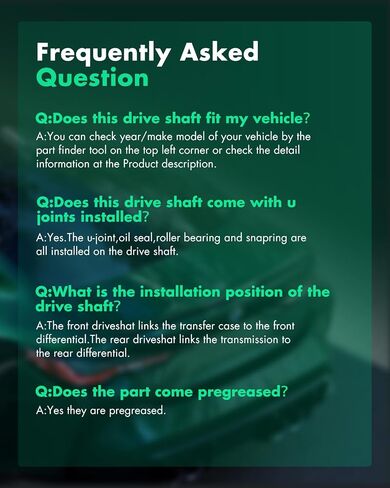 Scitoo Drivway Drive Drive Dove Coupler Flex Coint Goint Dailing متوافق مع Audi لـ A3 Quattro 2006-2007 ، لـ Audi لـ TT Quattro 2000-2006 ، لفولكس واجن للغولف 2004 ، استبدل OE# 2153131800012 in Kuwait