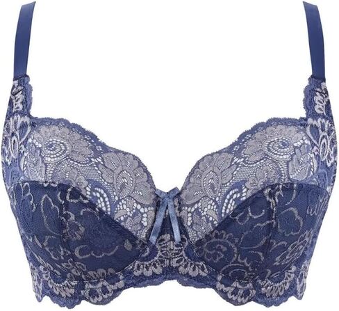 Panache Women's Andorra Balconnet Bra, Vintage Blue, 34DD in Saudi Arabia