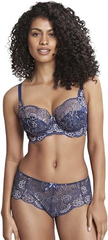 Panache Women's Andorra Balconnet Bra, Vintage Blue, 34DD in Saudi Arabia