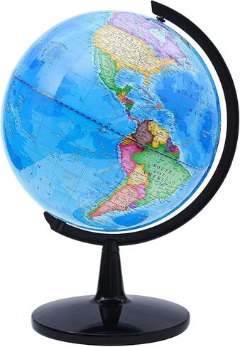 VAP World Globe لتعلم الأطفال، كرة أرضية تفاعلية مقاس 12 بوصة للأطفال مع حامل، كرات عالمية دوارة ذاتية التجميع للبالغين، غرفة الأطفال المزخرفة، مكتب الطلاب، الفصل الدراسي، مكتب البالغين in Saudi Arabia