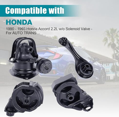 محرك المحرك وناقل الحركة مجموعة تثبيت 3 قطعة متوافقة مع 2006-2011 Honda Civic Hybrid 1.3L استبدال A65019 A65029 A4585 in Kuwait