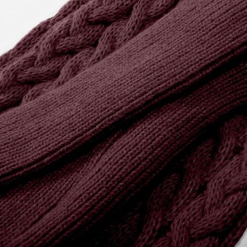 Scarf With Sleeves For Women Double Sleeve Scarf Knitted Cable Crochet Multifunctional Shawl Sweaters With Sleeves in Kuwait