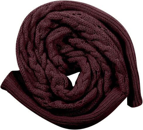 Scarf With Sleeves For Women Double Sleeve Scarf Knitted Cable Crochet Multifunctional Shawl Sweaters With Sleeves in Kuwait
