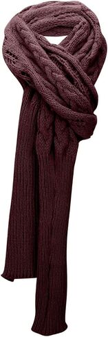 Scarf With Sleeves For Women Double Sleeve Scarf Knitted Cable Crochet Multifunctional Shawl Sweaters With Sleeves in Kuwait