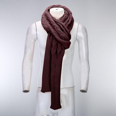 Scarf With Sleeves For Women Double Sleeve Scarf Knitted Cable Crochet Multifunctional Shawl Sweaters With Sleeves in Kuwait