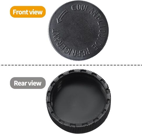 Black Engine Coolant Overflow Reservoir Tank Cap Compatible with Infiniti EX35 FX37 EX37 G35 Q70 QX50 G25 G37 2003-2017 for Nissan Murano Rogue Versa Quest Replace 21712-79900 AM-4118851190 in Kuwait