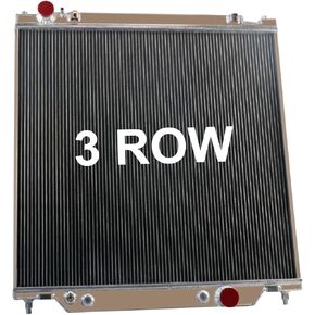 Alloyworks 3 Row All Aluminium Chaiator لعام 2005 2006 2007 Ford Powerstroke F250 F350 F550 6.0L 6.8L in Kuwait