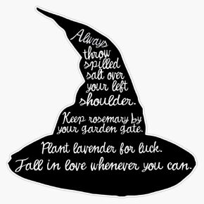Practical Magic Vinyl Waterproof Sticker Decal Car Laptop Wall Window Bumper Sticker 5" in Saudi Arabia