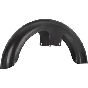 KUAFU Motorcycle 21" Wrapped Front Fender Compatible with 1994-2013 Harley Bagger Touring Road King Electra Street Road Glide Fit for 120 / R21 Wheel Mudguard Powder Coated Steel Black in Saudi Arabia