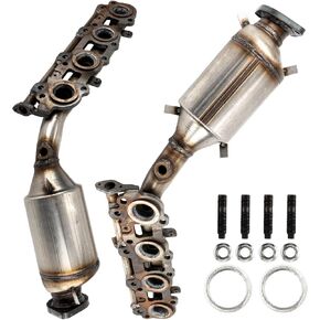 Philtop عالية التدفق المحول الحفاز الملاءمة لعام 2005-2009 GX470/4RUNNER 4.7L محول الحفاز الفولاذ المقاوم للصدأ المباشر من أجل 641330 641331 in Kuwait