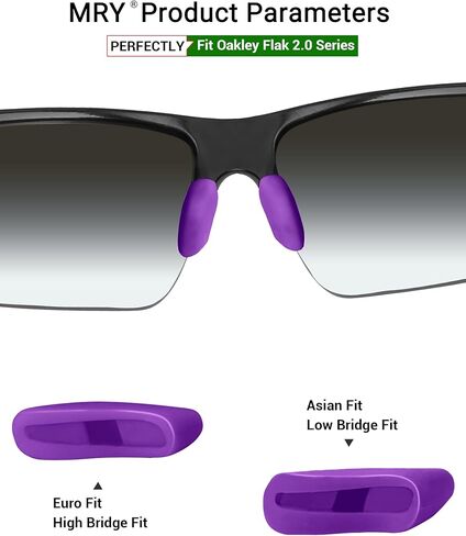 Mryok Replacement Nose Piece Nose Pads for Oakley Flak Draft/Flak 2.0/Flak 2.0 XL/Flak Jacket XLJ Sunglass - Opt in Saudi Arabia