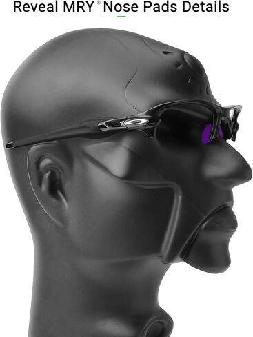 Mryok Replacement Nose Piece Nose Pads for Oakley Flak Draft/Flak 2.0/Flak 2.0 XL/Flak Jacket XLJ Sunglass - Opt in Saudi Arabia
