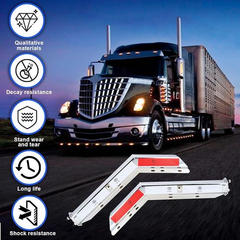 حامل شماعات الطين المحملة بزاوية طينية محملة زاوية كروم مع شريط معطف ، شريط خلفي طوله 30 "طول الشاحنات شبه ، 1-1/8"-2.5 " in Kuwait