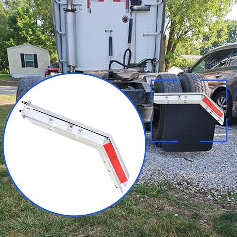 حامل شماعات الطين المحملة بزاوية طينية محملة زاوية كروم مع شريط معطف ، شريط خلفي طوله 30 "طول الشاحنات شبه ، 1-1/8"-2.5 " in Kuwait