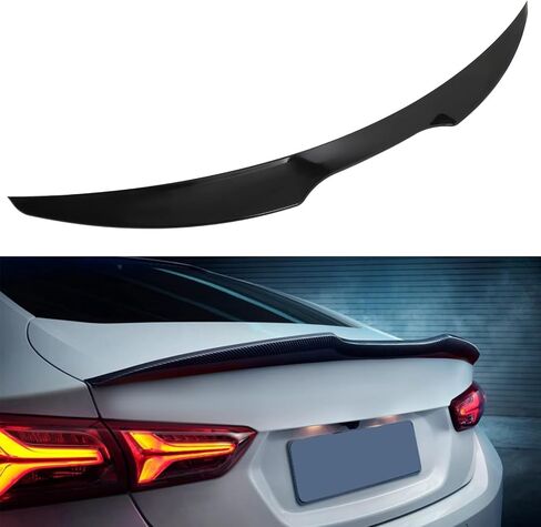 SCITOO ABS Spoiler for 2016-2021 for Chevrolet Malibu Trunk Spoiler Roof Lip Kit, Rear Spoiler Wing, Car Rear Spoiler Exterior Rear Spoiler Kit (Glossy Black) in Saudi Arabia
