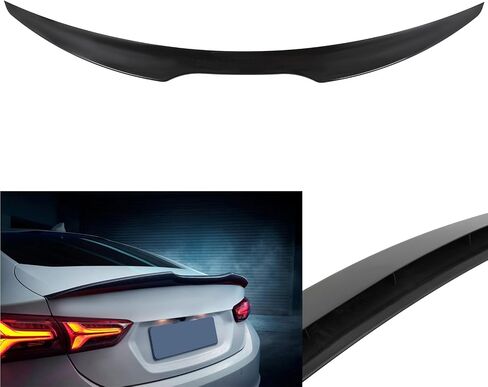SCITOO ABS Spoiler for 2016-2021 for Chevrolet Malibu Trunk Spoiler Roof Lip Kit, Rear Spoiler Wing, Car Rear Spoiler Exterior Rear Spoiler Kit (Glossy Black) in Saudi Arabia