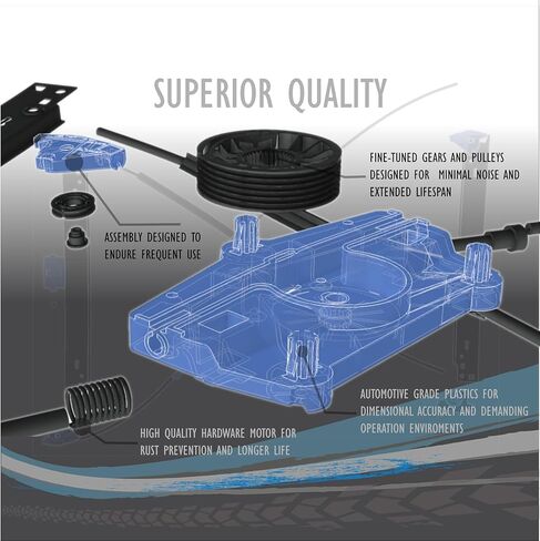 OEG Parts New Power Window Regulator W/Motor Compatible with Honda Odyssey Van 2005 2006 2007 2008 2009 2010 741-007 660126 72250SHJA02 Front Drivers Side Left LH in Saudi Arabia
