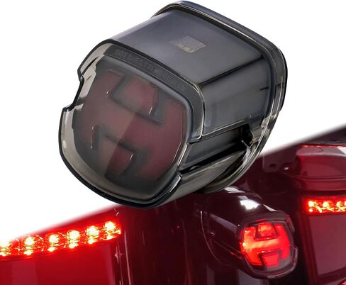 Motorcycle LED Brake Tail Light Taillights Running Light Fit for Harley Touring Street Gilde Road King Electra Glide Sportster XL Softail Fatboy in Saudi Arabia