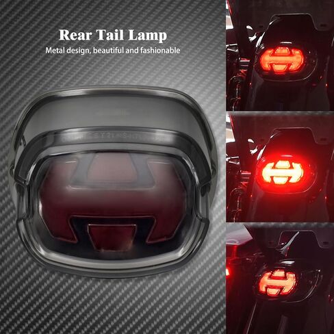 Motorcycle LED Brake Tail Light Taillights Running Light Fit for Harley Touring Street Gilde Road King Electra Glide Sportster XL Softail Fatboy in Saudi Arabia