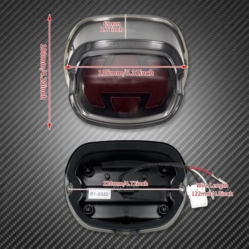 Motorcycle LED Brake Tail Light Taillights Running Light Fit for Harley Touring Street Gilde Road King Electra Glide Sportster XL Softail Fatboy in Saudi Arabia