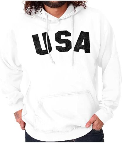 Brisco Brands United States of America USA Patriot Hoodie Sweatshirt Gen in Kuwait