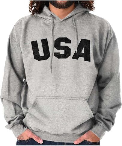 Brisco Brands United States of America USA Patriot Hoodie Sweatshirt Gen in Kuwait
