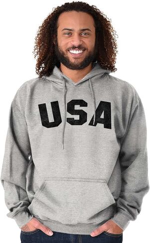 Brisco Brands United States of America USA Patriot Hoodie Sweatshirt Gen in Kuwait