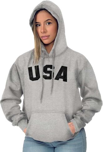 Brisco Brands United States of America USA Patriot Hoodie Sweatshirt Gen in Kuwait