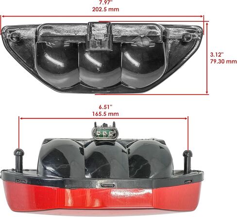 Caltric Taillight متوافق مع Honda TRX420FE1 TRX420FM1 Rancher 420 4x4 2014-2020 33700-HN1-A71 in Saudi Arabia