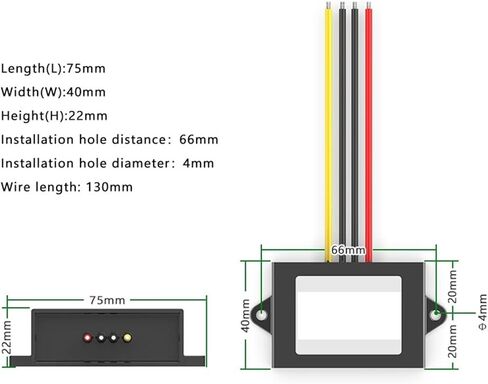DC-DC Module Converter Switch Regulator 30V-90V 36V 48V 60V 72V to 24V 8A 72W-150W(5A_24V) in Saudi Arabia