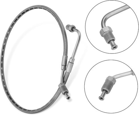 M MATI Rear Left Brake Hose Line for Polaris Ranger T-M 650 Ranger 500 6x6/4x4 Ranger 425 2x4 2000-2004 1910493 in Saudi Arabia