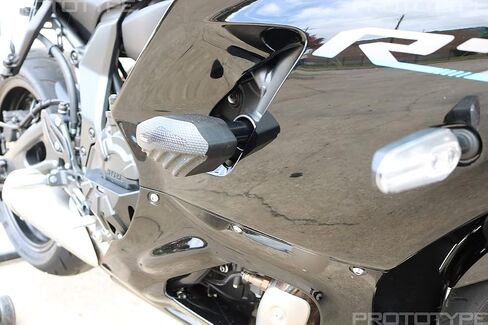 T-Rex Racing No Cut Frame Sliders Compatible with Yamaha 2022-2025 YZF-R7, 2013-2025 FZ-07 / MT-07 / XSR700 (Black) in Kuwait
