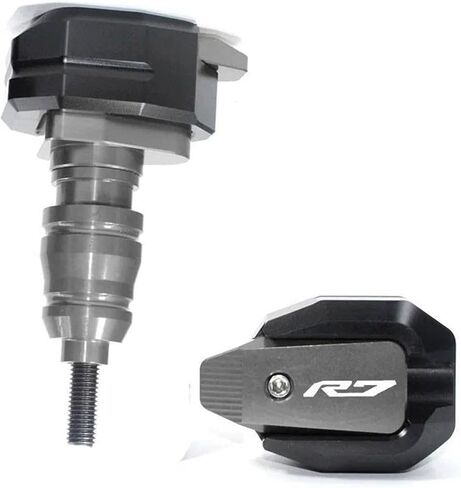واقي حارس حارس حارس حارس الحارس ل y-amaha yzf r7 دراجة نارية السقوط حماية الأجزاء الأجزاء المنزلق (رمادي) in Kuwait