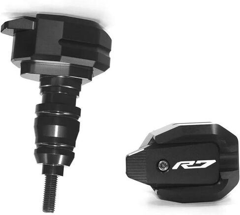 واقي حارس حارس حارس حارس الحارس ل y-amaha yzf r7 دراجة نارية السقوط حماية الأجزاء الأجزاء المنزلق (رمادي) in Kuwait