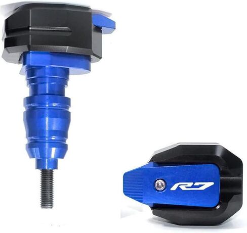 واقي حارس حارس حارس حارس الحارس ل y-amaha yzf r7 دراجة نارية السقوط حماية الأجزاء الأجزاء المنزلق (رمادي) in Kuwait