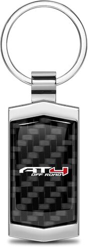 for GMC AT4 Real 3K Carbon Fiber Metal Case Key Chain in Kuwait